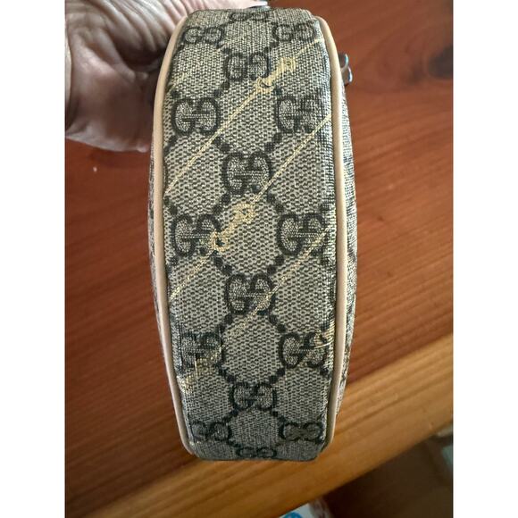 Gucci Morsetti Half Moon Mini Leather & Canvas NWT - Picture 6 of 9